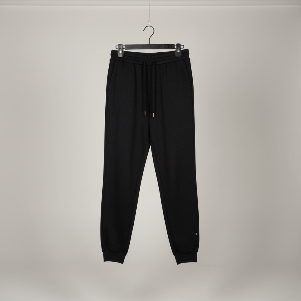 COOFANDY Black Joggers Sweatpants Drawstring Pockets Tapered M